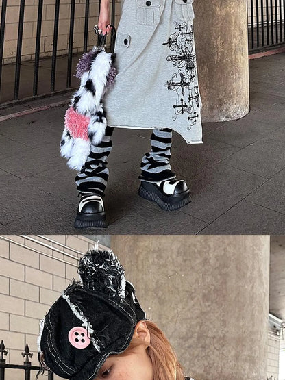 Discarded Bear Cowboy Hat In Black