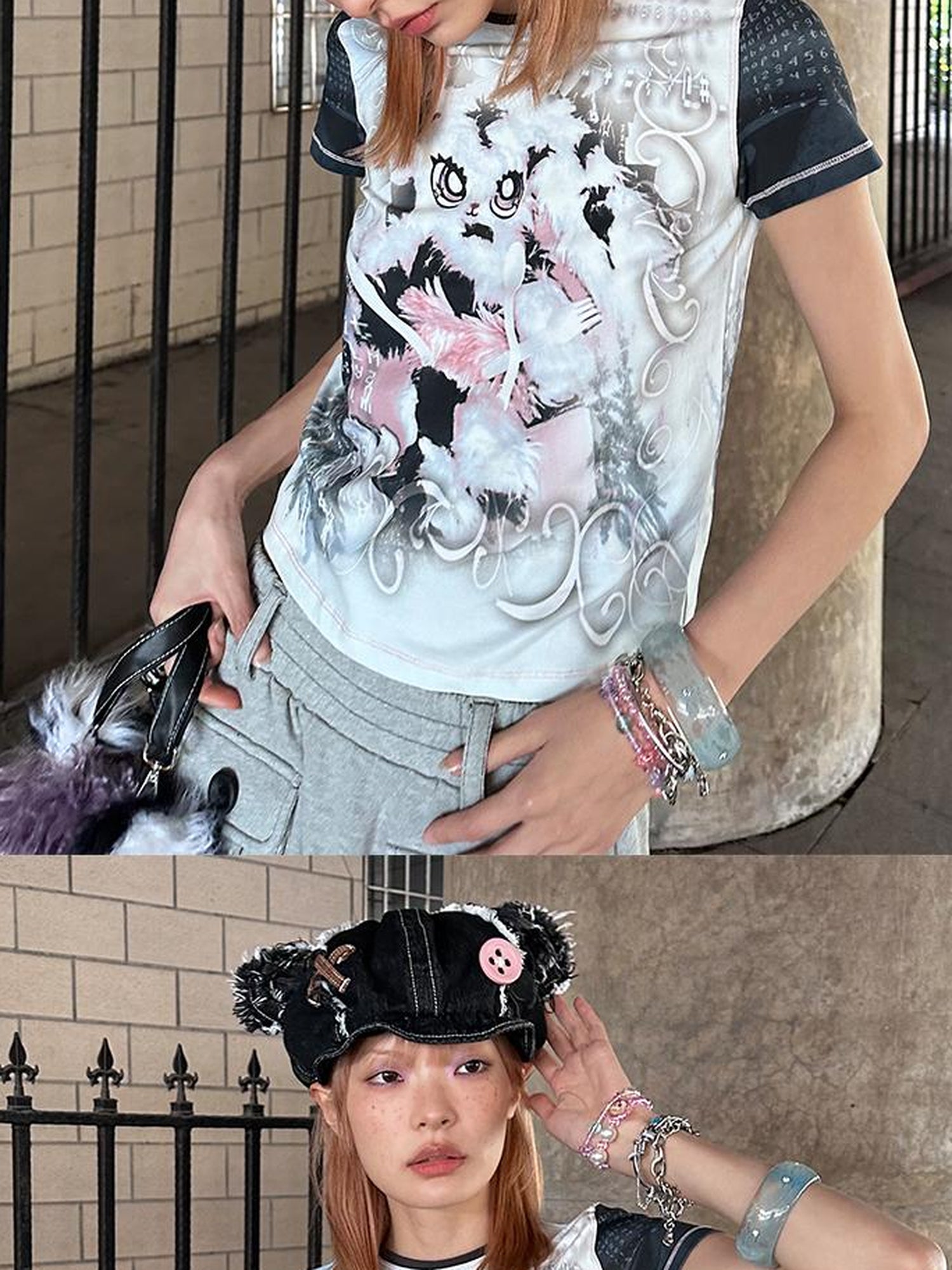CFIERCE Discarded Bear Cowboy Hat In Black