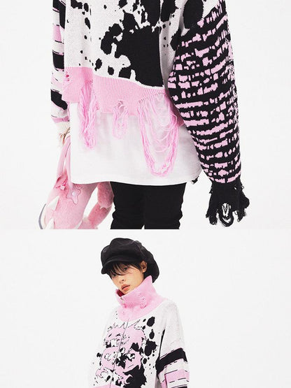 CFIERCE Dragon Knit Cardigan Year Of The Dragon Limited Edition V-Neck T-Shirt Long-Sleeve