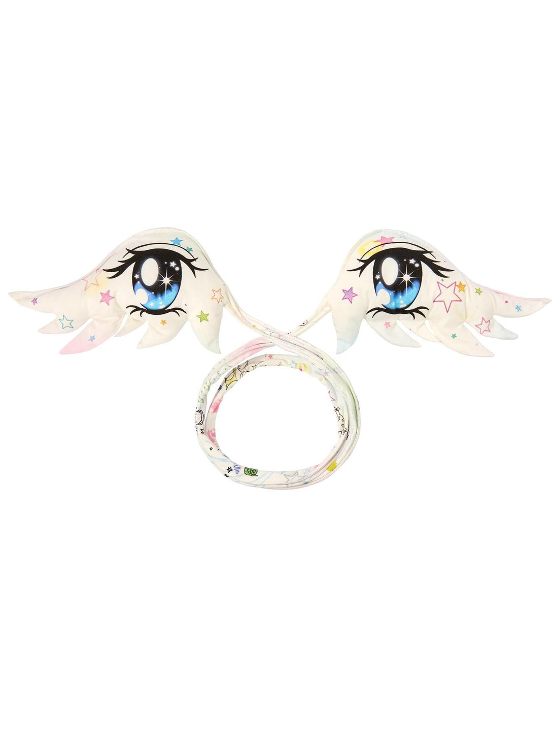 CFIERCE Dreamy Big Eye Print Angel Wings Women&