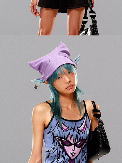CFIERCE Earflap Hat With Elven Ears