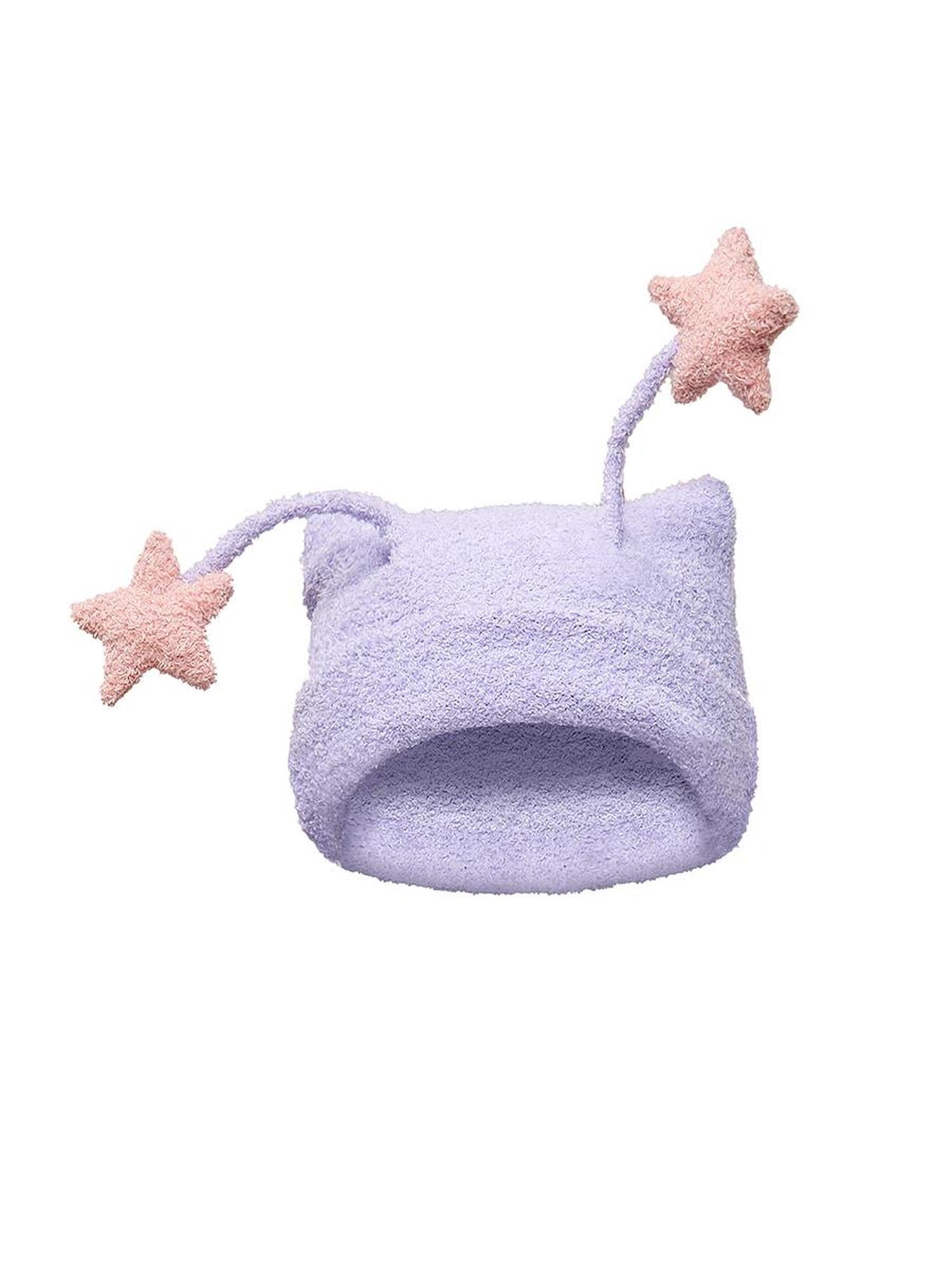 CFIERCE Elf Antenna Star Knit Beanie