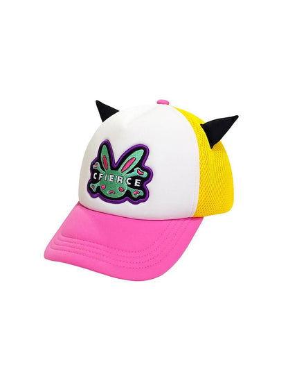 CFIERCE Embroidered Angled Trucker Cap