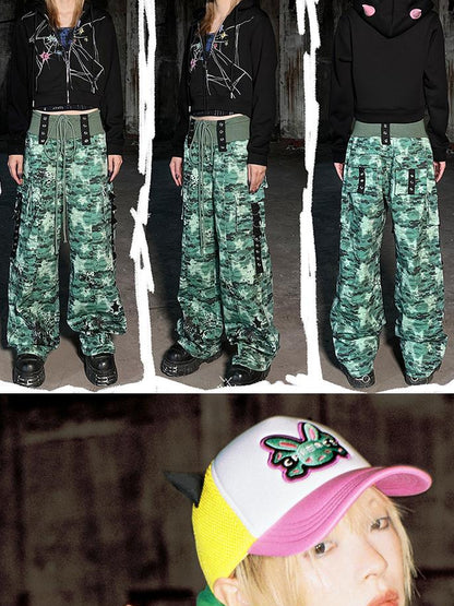 CFIERCE Embroidered Angled Trucker Cap