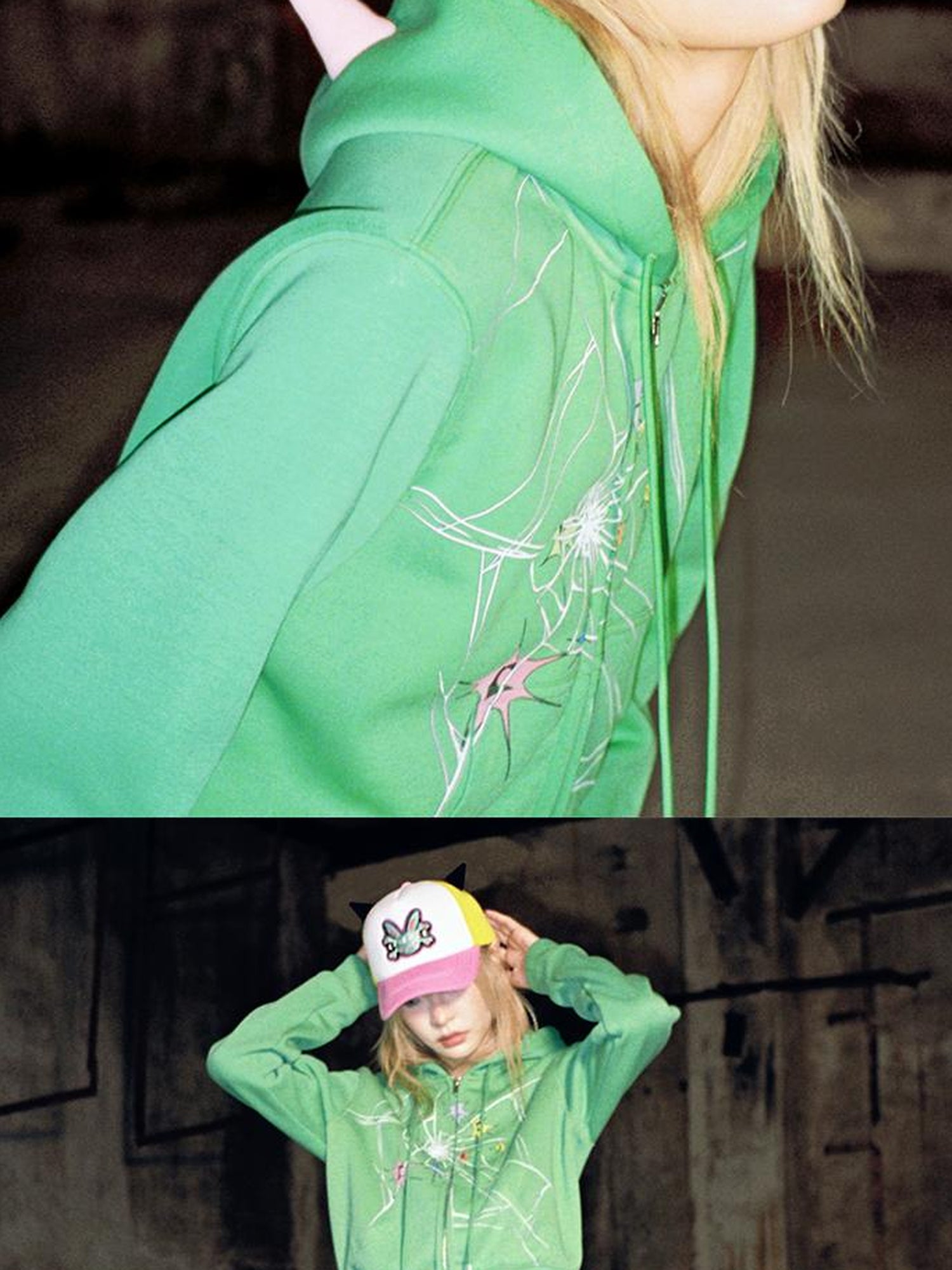CFIERCE Embroidered Angled Trucker Cap