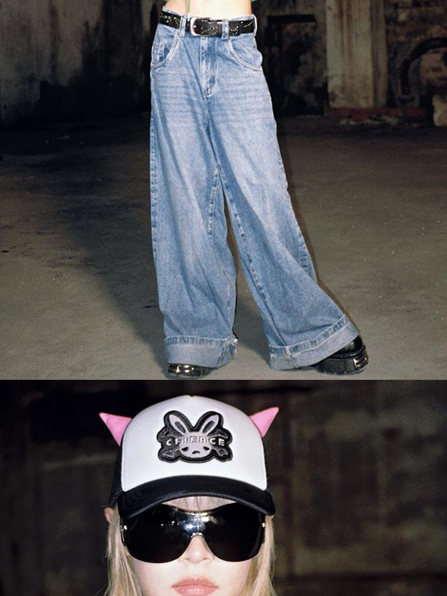 CFIERCE Embroidered Angled Trucker Cap