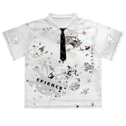 CFIERCE_Embroidered_Collar_Polo_Shirt_With_Sticker_Print_MISSTT