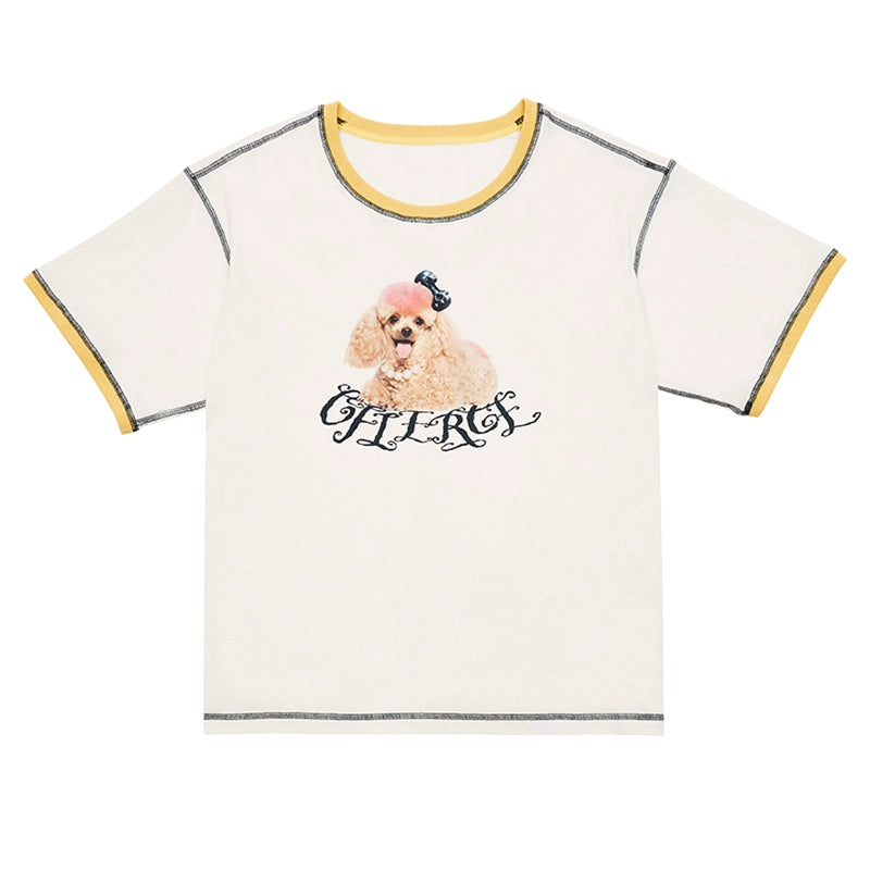CFIERCE_Fierce_Poodle_Print_Loose_Fit_Tee_MISSTT