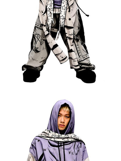 CFIERCE Fierce Purple Print Hoodie