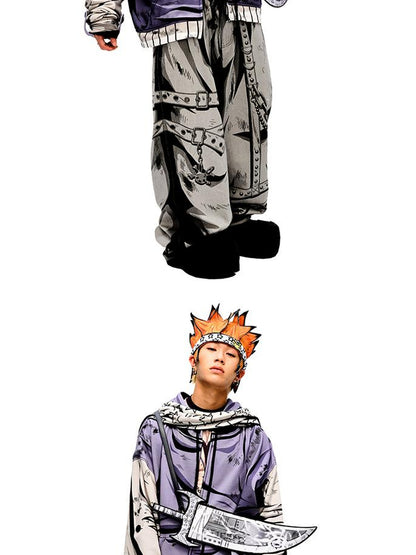 CFIERCE Fierce Purple Print Hoodie