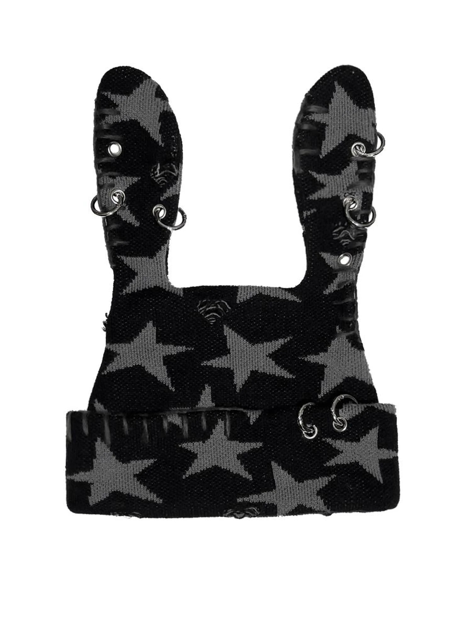Fierce Rabbit Star Knit Beanie