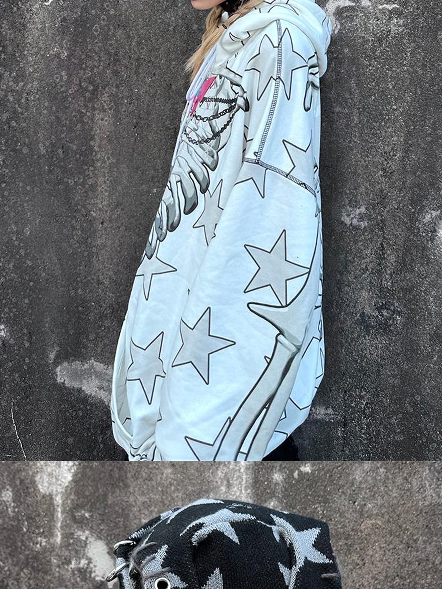 CFIERCE Fierce Rabbit Star Knit Beanie