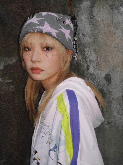 CFIERCE Fierce Rabbit Star Knit Beanie