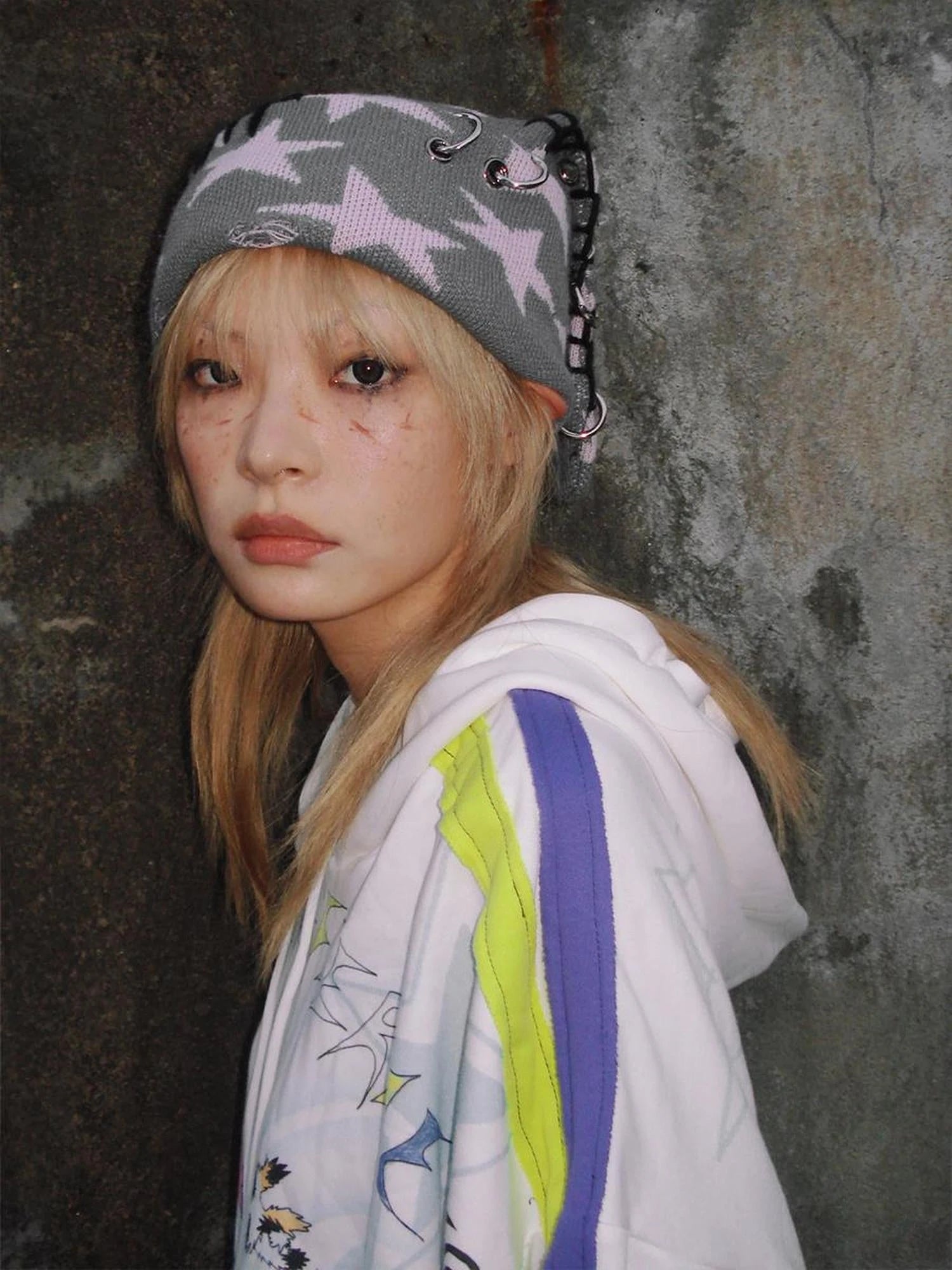 Fierce Rabbit Star Knit Beanie