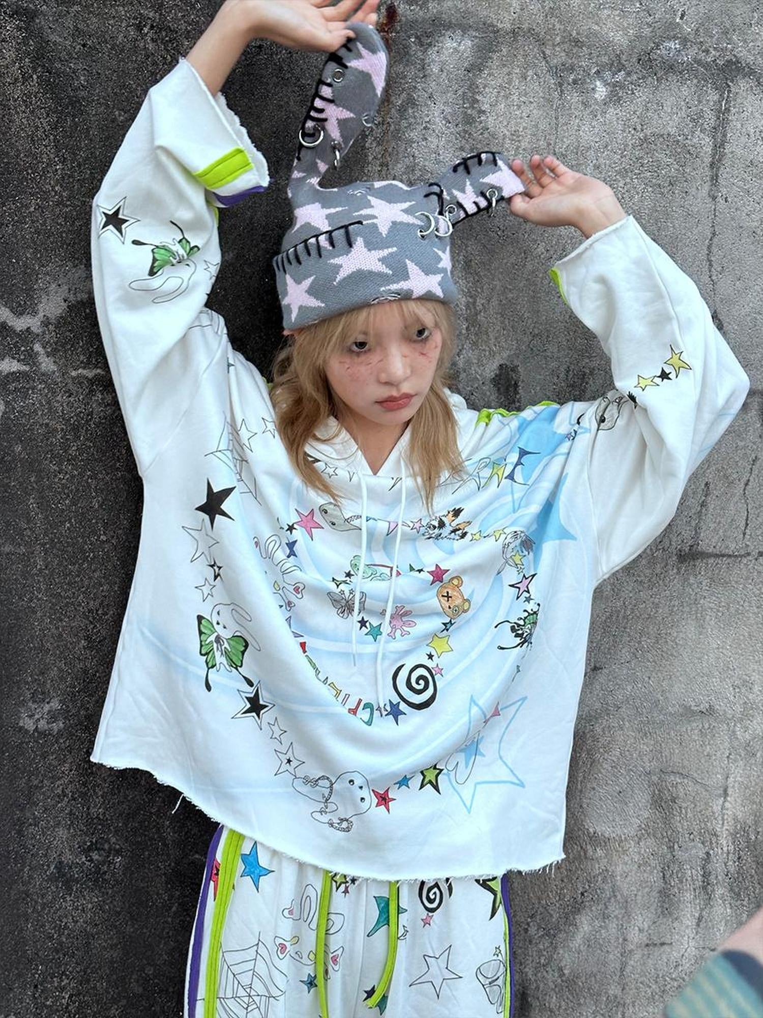 CFIERCE Fierce Rabbit Star Knit Beanie
