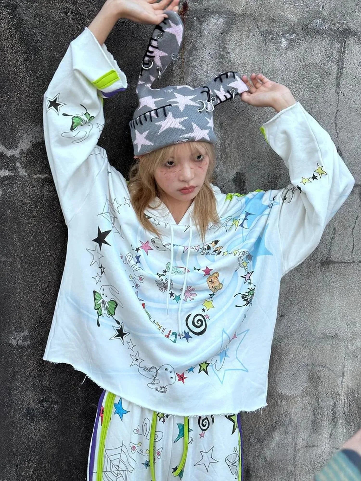 Fierce Rabbit Star Knit Beanie