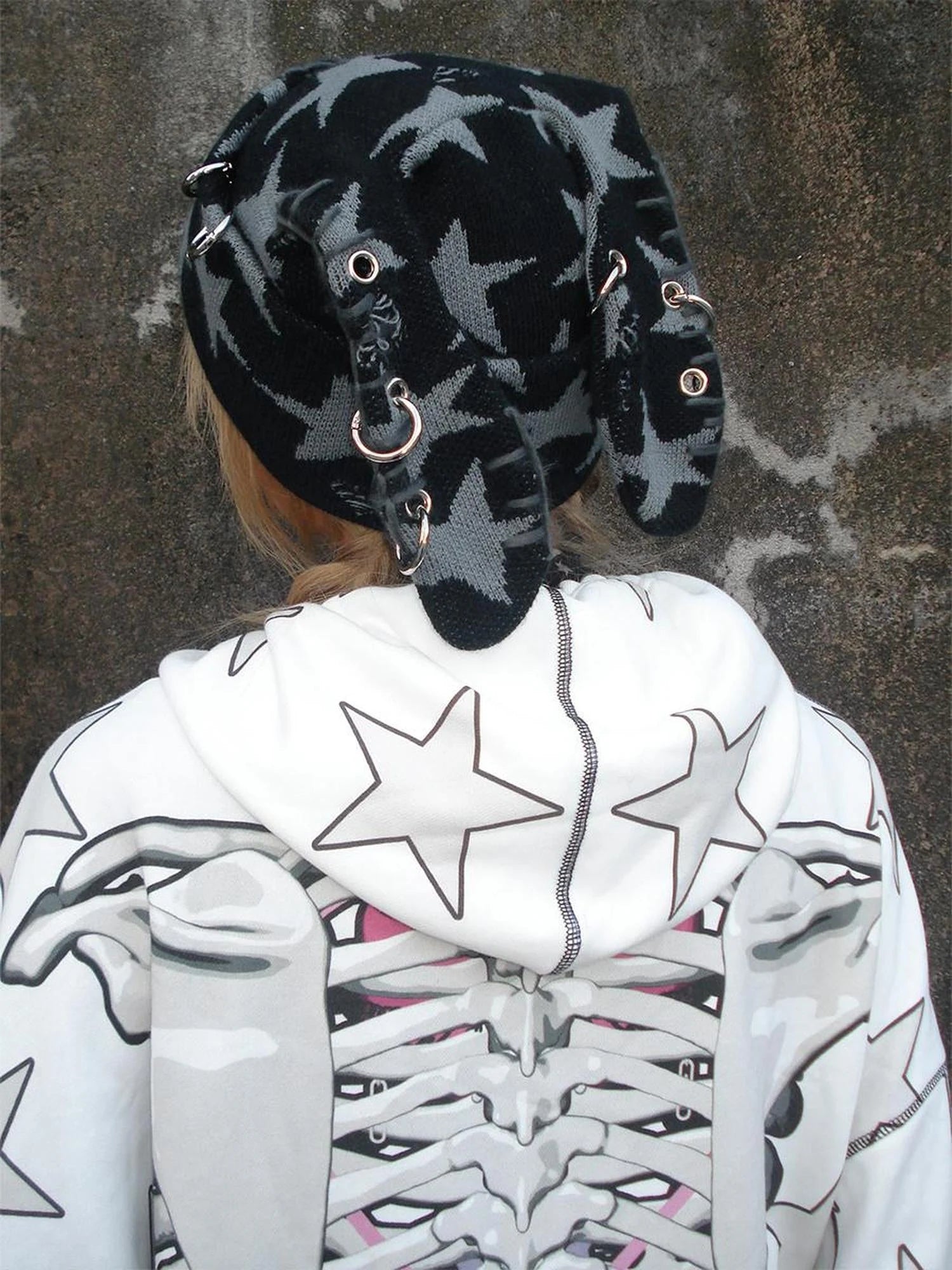 Fierce Rabbit Star Knit Beanie