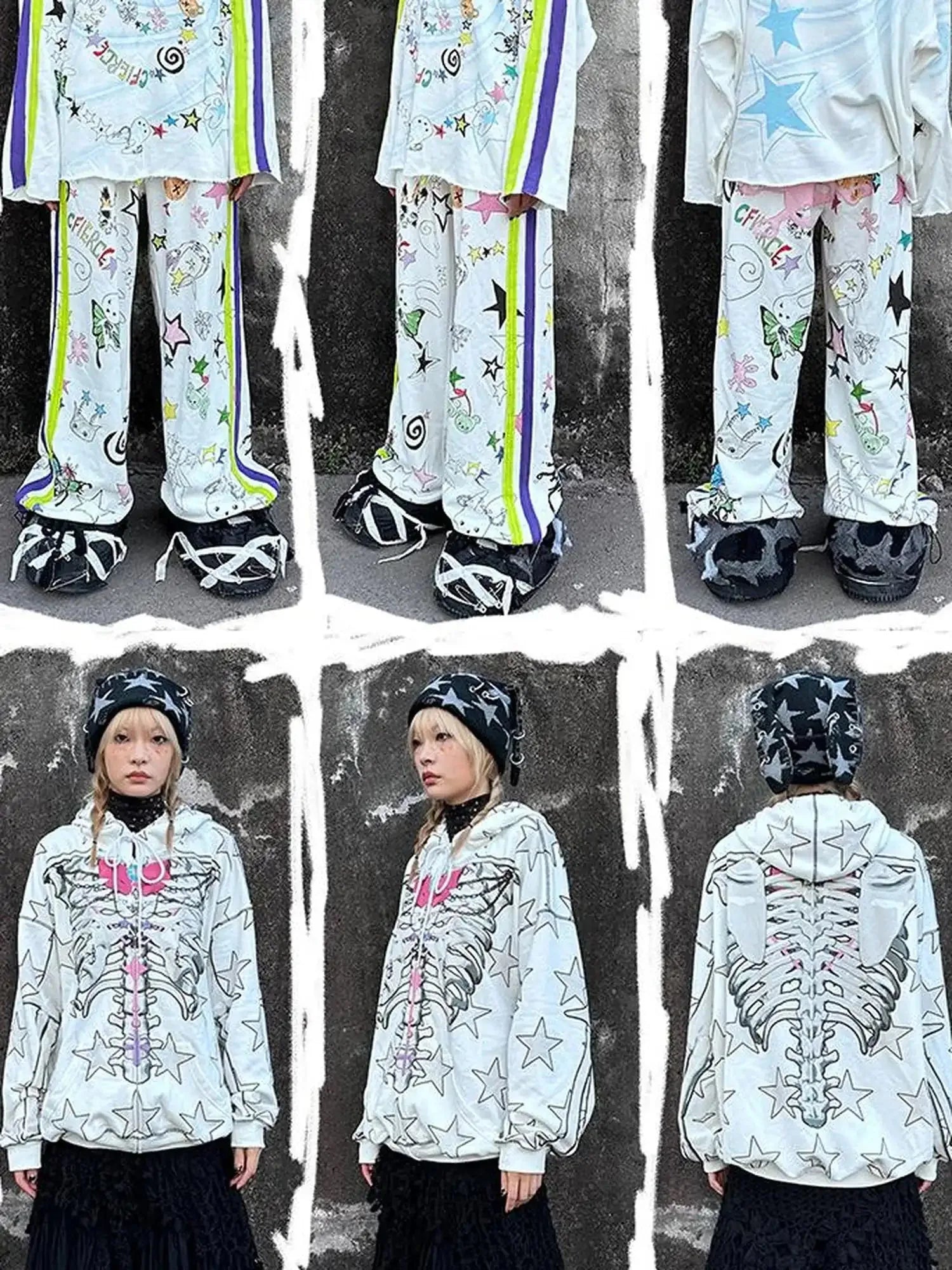 Fierce Rabbit Star Knit Beanie