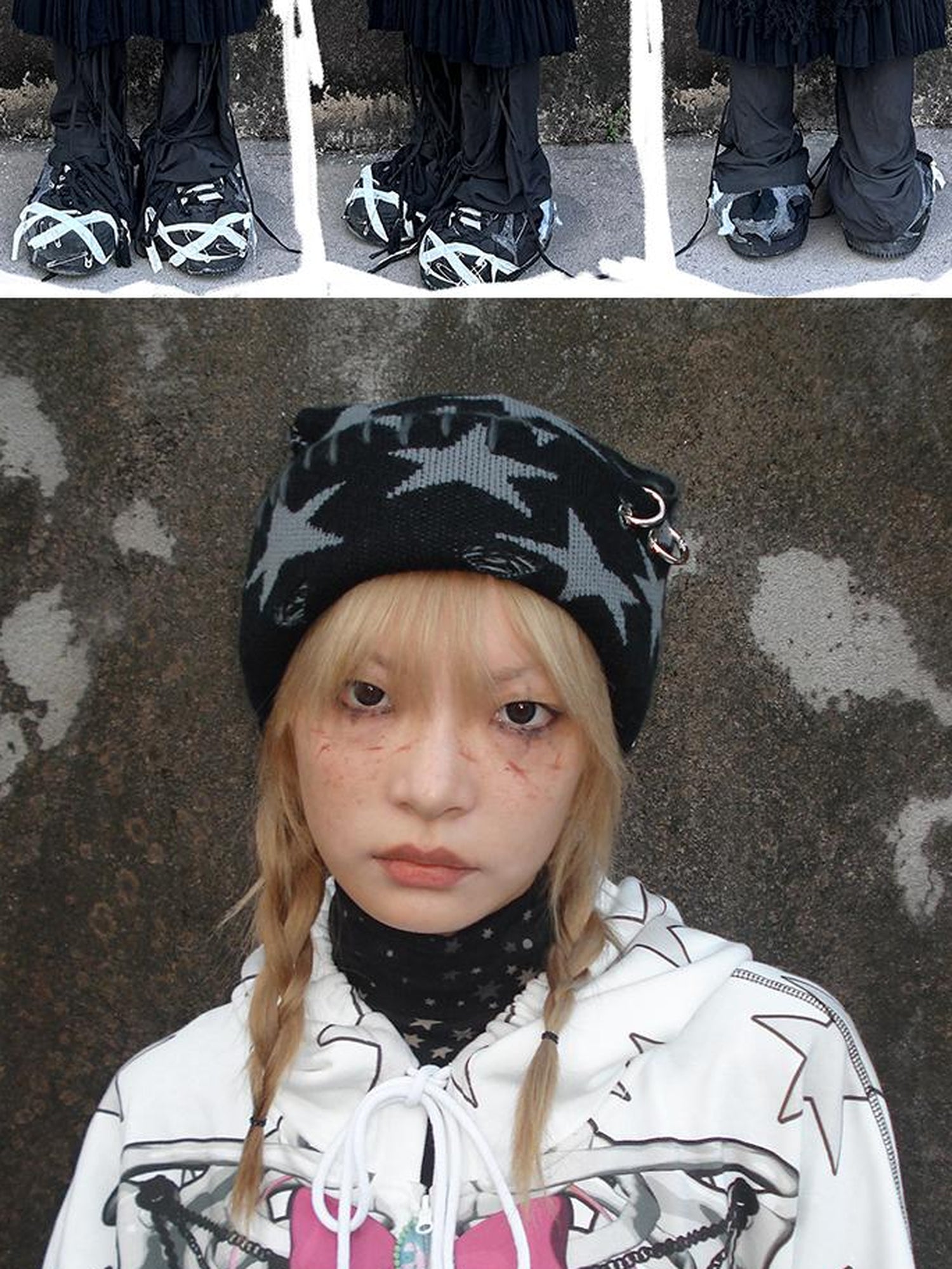 CFIERCE Fierce Rabbit Star Knit Beanie