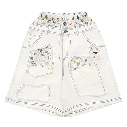 CFIERCE_Fierce_Ripped_Denim_Shorts_With_Detailing_MISSTT