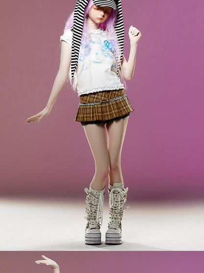 CFIERCE Fierce Striped Rabbit Ear Baseball Cap