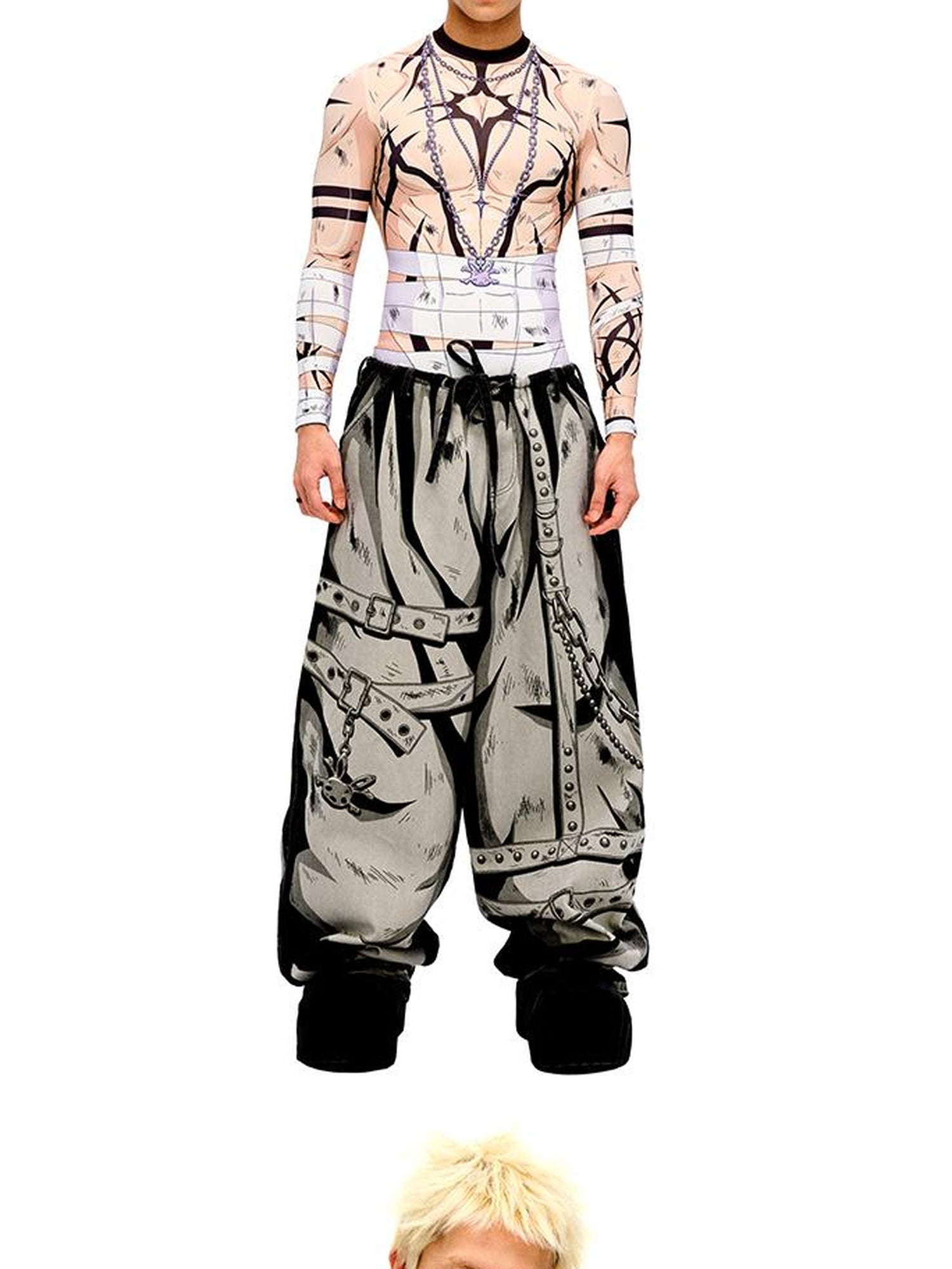CFIERCE Fierce Warrior Print Base Layer Top