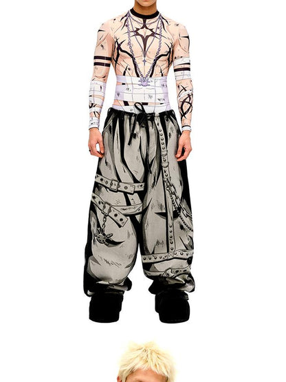 CFIERCE Fierce Warrior Print Base Layer Top