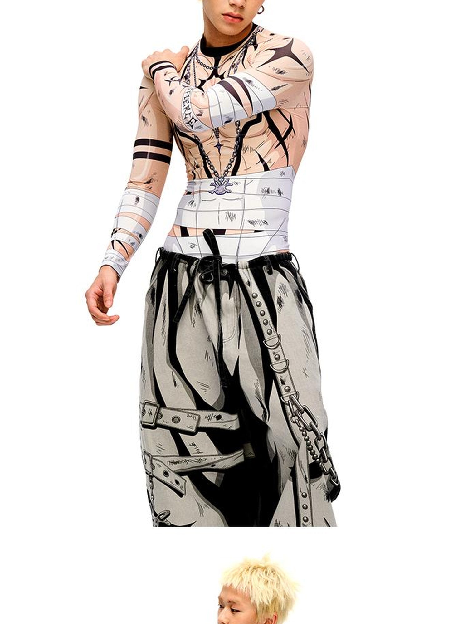 CFIERCE Fierce Warrior Print Base Layer Top