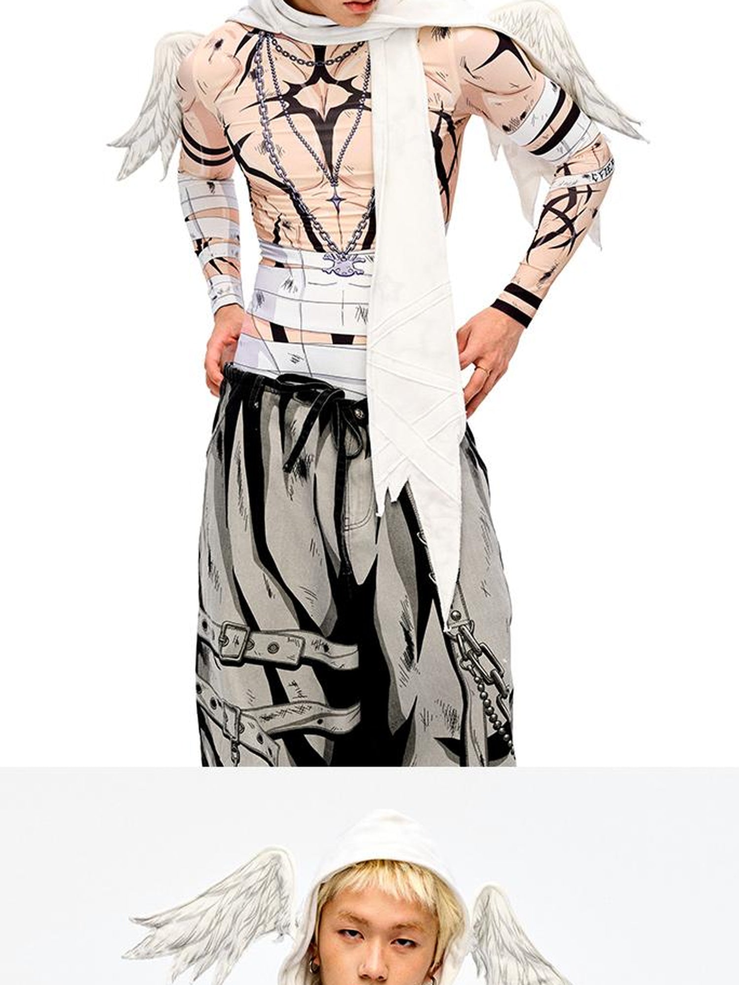 CFIERCE Fierce Warrior Print Base Layer Top