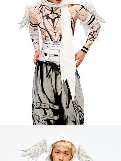 CFIERCE Fierce Warrior Print Base Layer Top