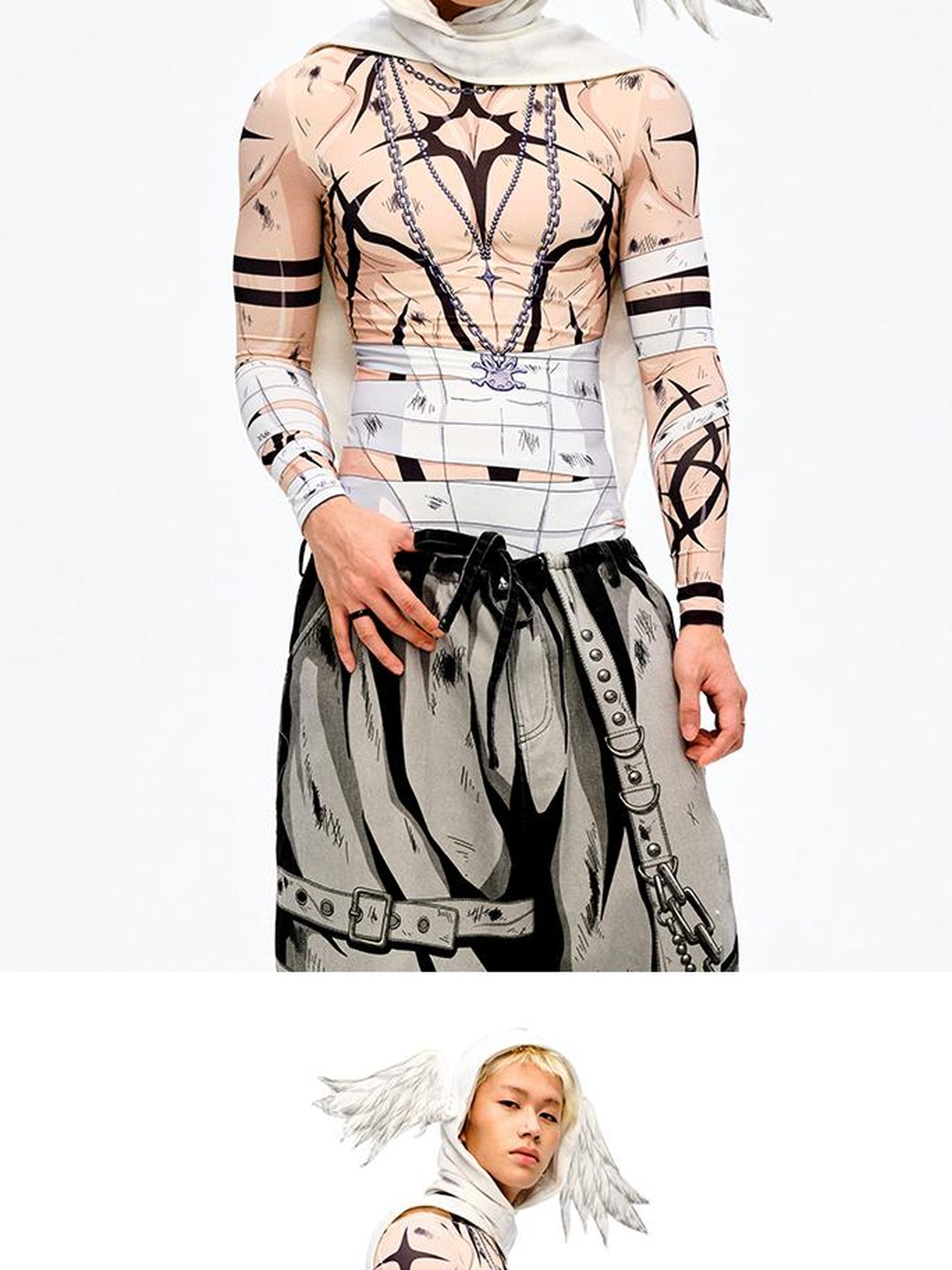 CFIERCE Fierce Warrior Print Base Layer Top