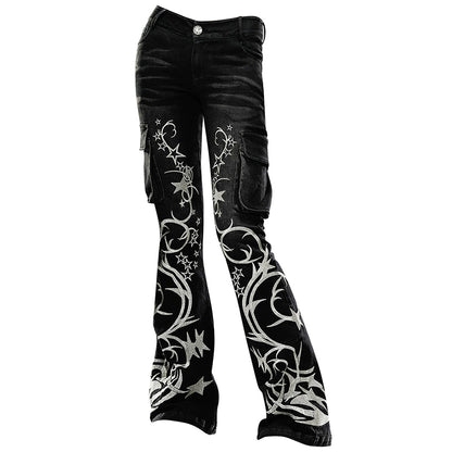 CFIERCE_Five_Pointed_Star_Embroidered_Denim_Jeans_MISSTT