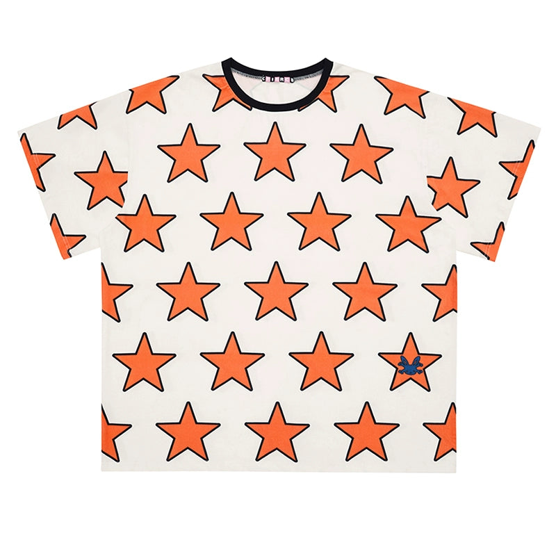 CFIERCE_Five_Pointed_Star_Print_Oversized_Tee_MISSTT