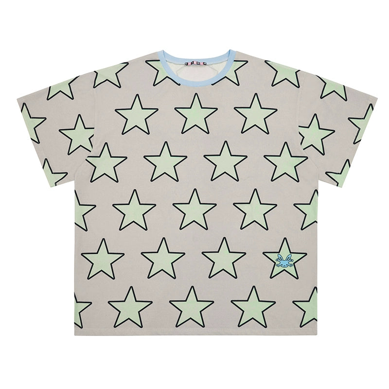 CFIERCE_Five_Pointed_Star_Print_Oversized_Tee_MISSTT