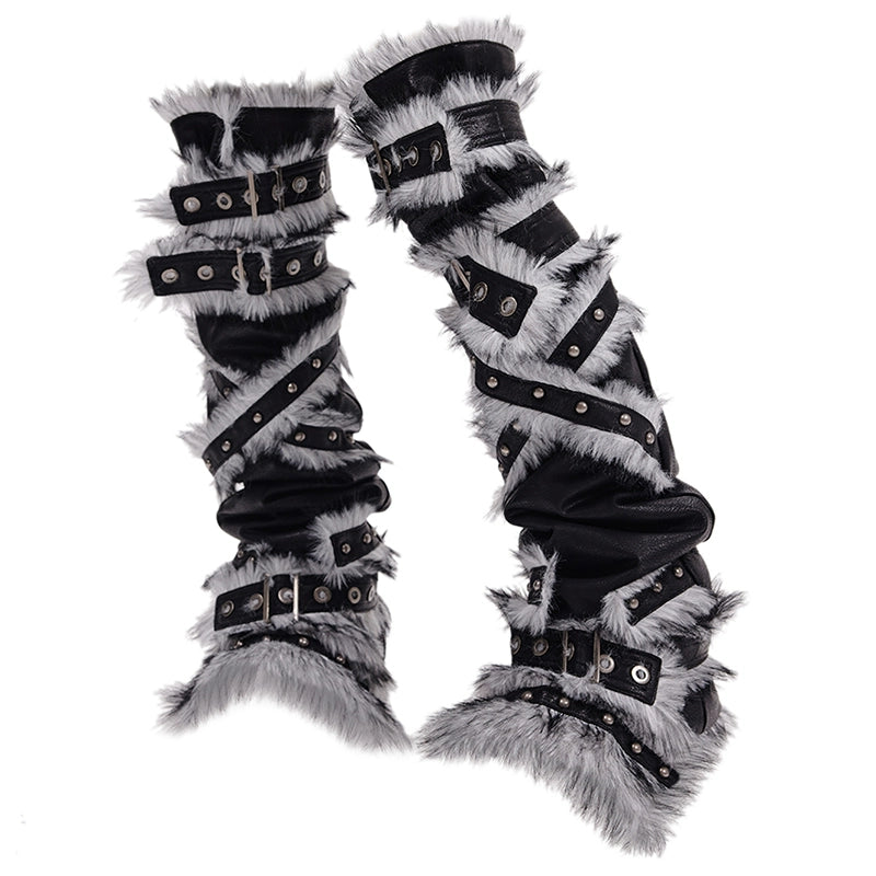 CFIERCE_Fur_Trimmed_Leg_Warmers_MISSTT