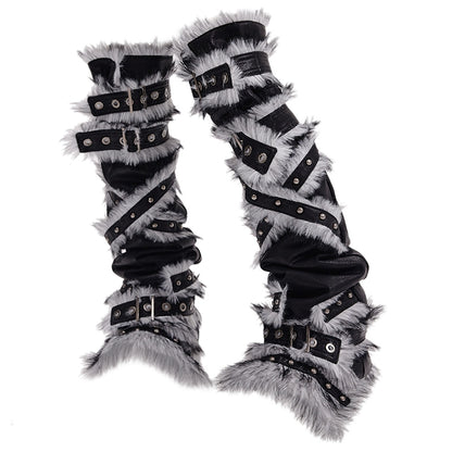 CFIERCE_Fur_Trimmed_Leg_Warmers_MISSTT