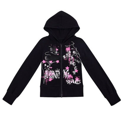 CFIERCE_Ghost_Print_Lace_Up_Slim_Fit_Women&