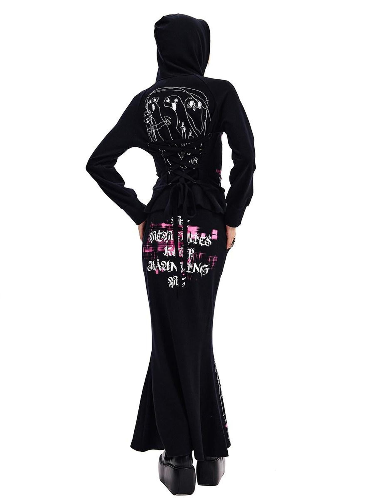 CFIERCE Ghost Print Low Waist Slim Fit Women&