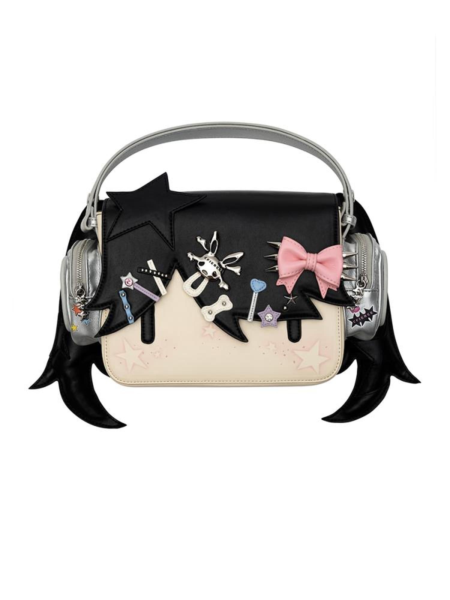 CFIERCE Girl With Headphones Crossbody Bag