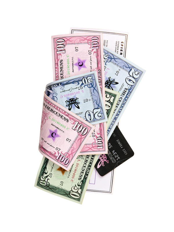 Grab Cash Print Original Design Women's Lock Buckle Zipper Wallets