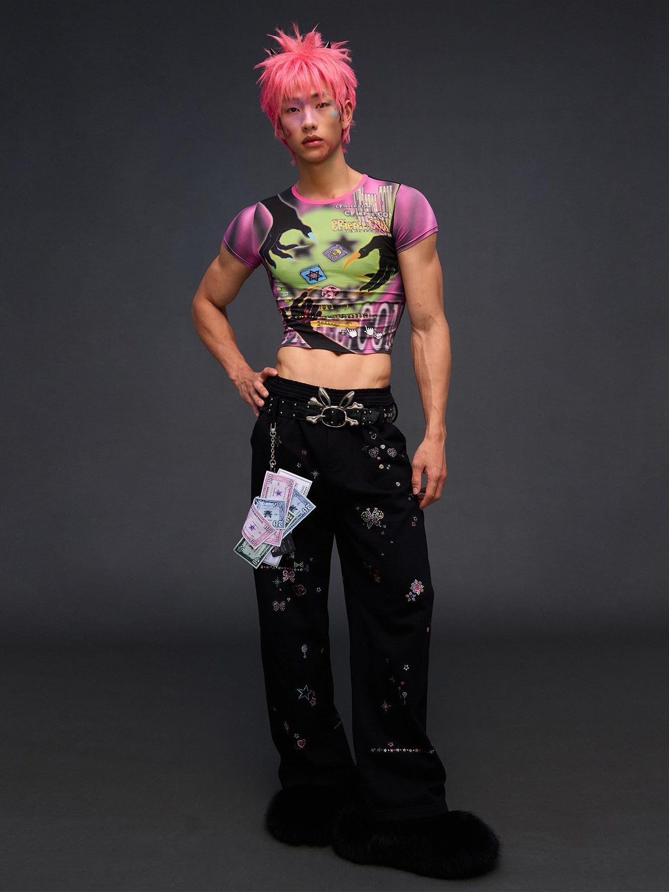 CFIERCE Grab Cash Print Original Design Women&