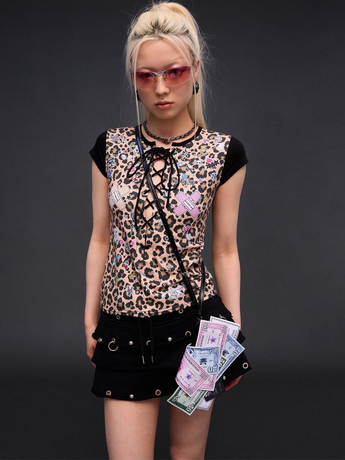 CFIERCE Grab Cash Print Original Design Women&
