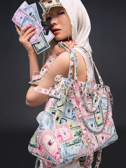CFIERCE Grab Cash Print Original Design Women&