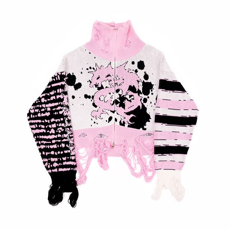 CFIERCE_Gradient_Dragon_Knit_Long_Sleeve_Women&