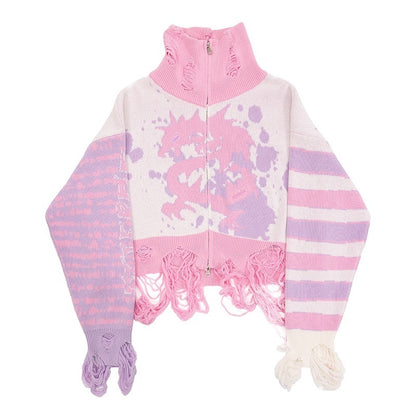 CFIERCE_Gradient_Dragon_Knit_Long_Sleeve_Women&