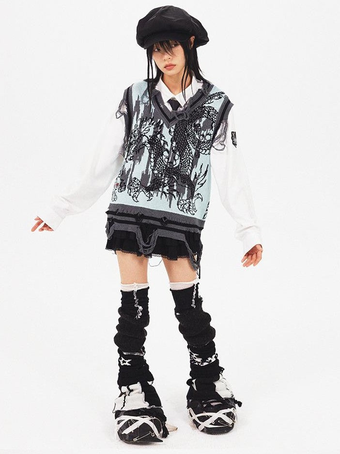CFIERCE Gradient Dragon Knit Women&