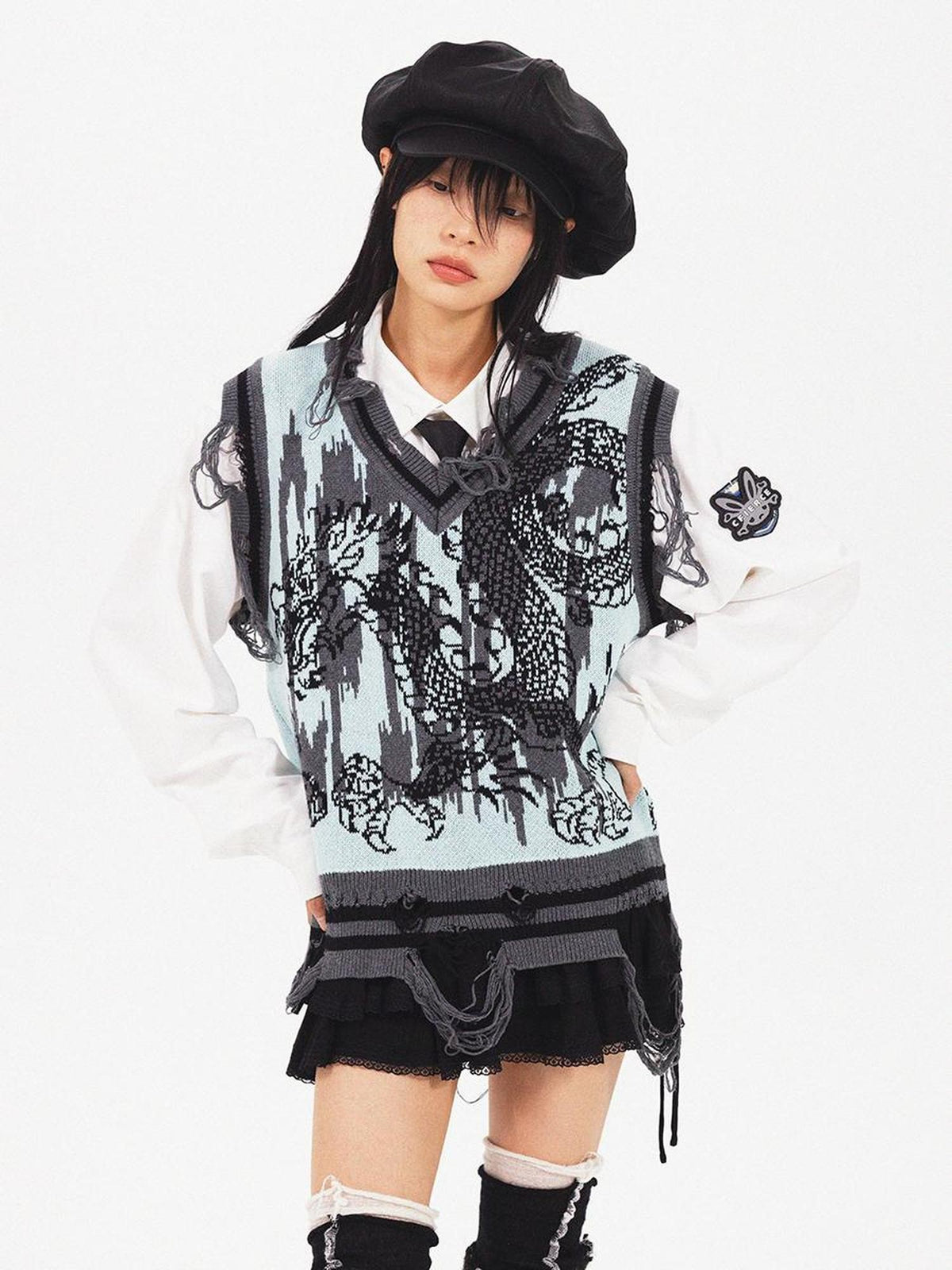 CFIERCE Gradient Dragon Knit Women&