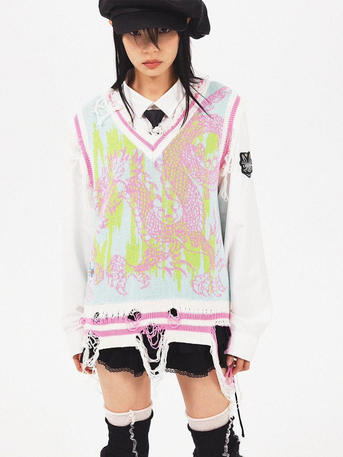 CFIERCE Gradient Dragon Knit Women&