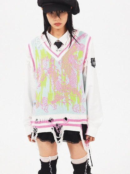CFIERCE Gradient Dragon Knit Women&