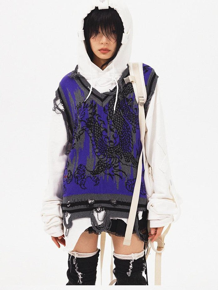 CFIERCE Gradient Dragon Knit Women&